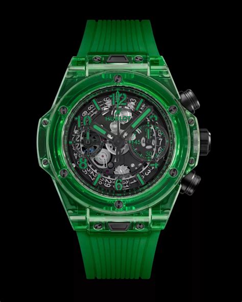 hublot unico saxem green review